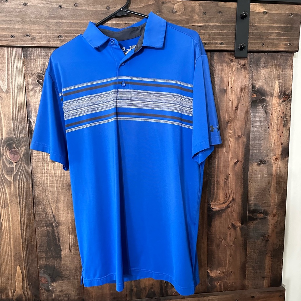 XL blue Under Armour Polo